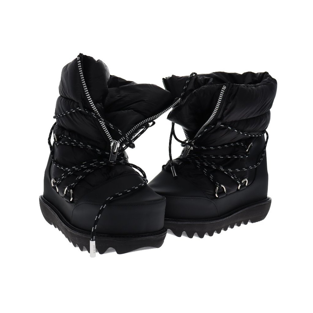 Sacai Calf Leather Snow Boots